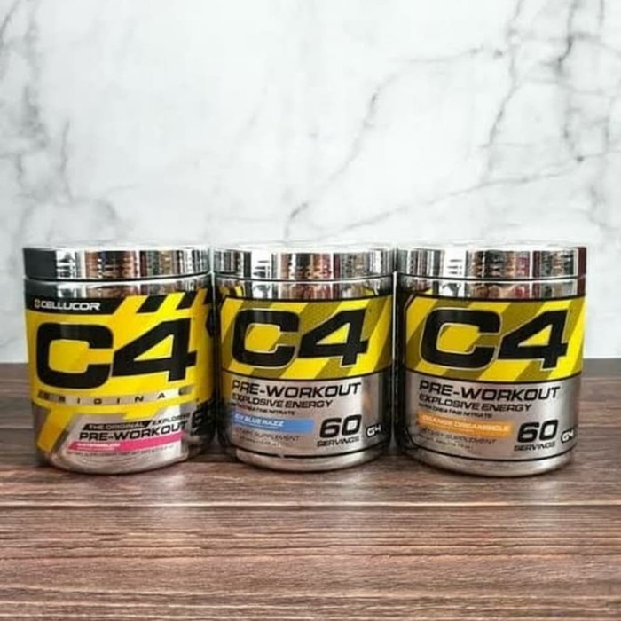 Cellucor C4 Original 30 Serving Pre Workout Preworkout Prewo Penambah Tenaga