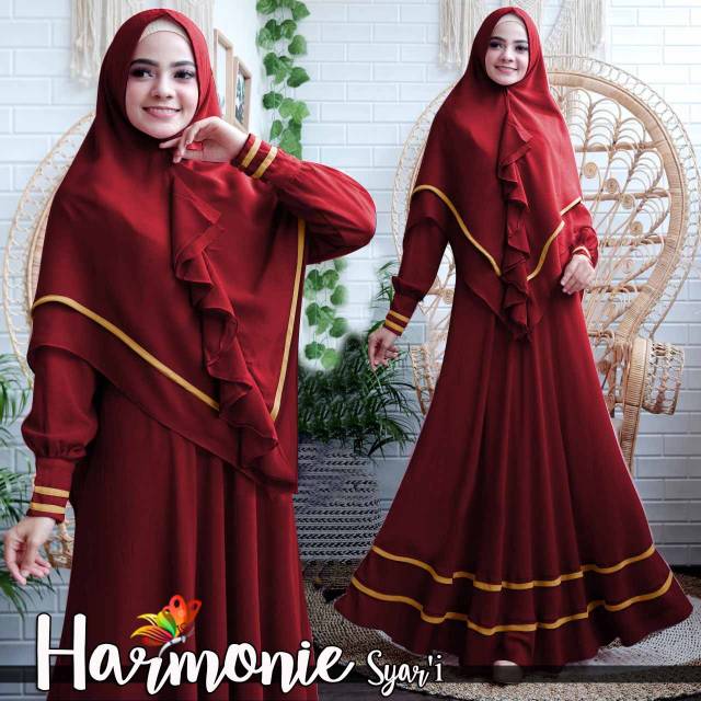SYARI HARMONIE/SYARI/GAMIS/BAJU MUSLIMAH