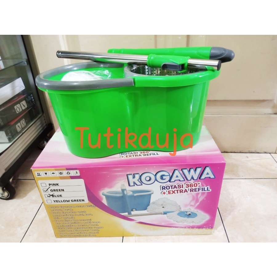 Alat pel SPIN Mop KOGAWA 360 Derajat