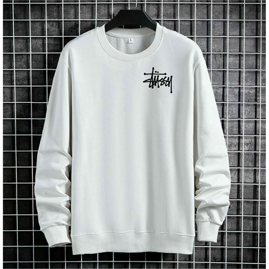 BISA COD - ARPIOS SHOP - Baju TUSS - Baju Sweatshirt Unisex Pria Wanita Model terbaru