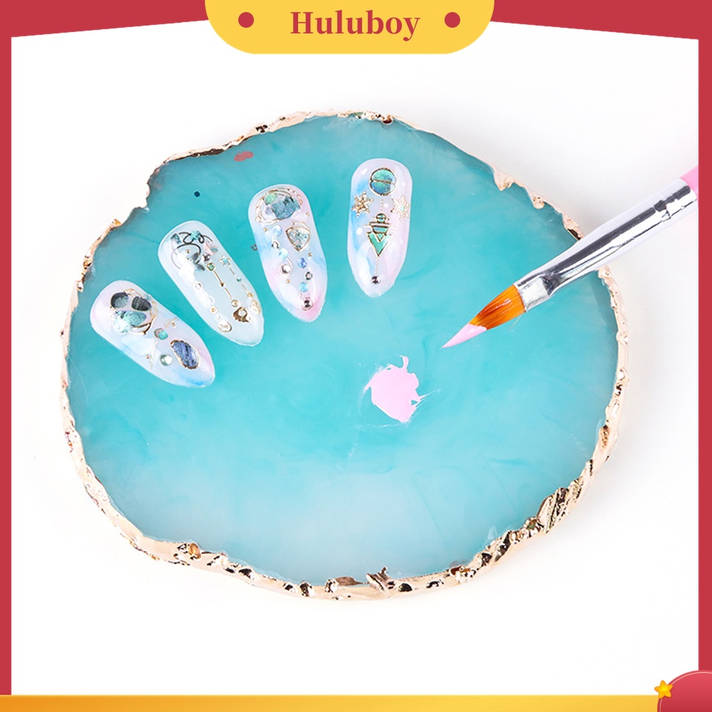 Huluboy Huluboy♡ Palet Resin Untuk Mencampur Warna Kutek / Foundation