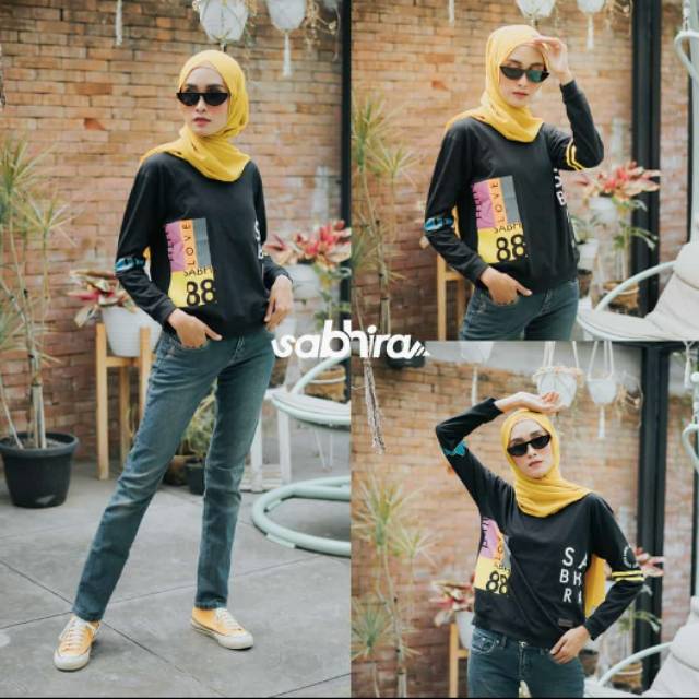 Atasan sabhira / kaos sabhira READY STOK