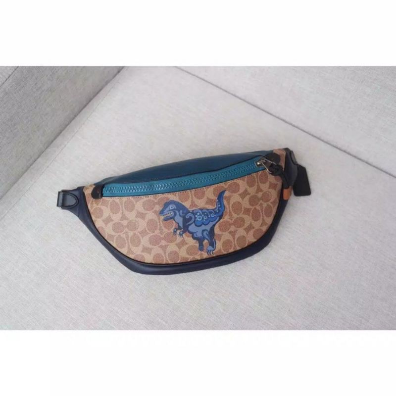 Ready Stock Waist Bag Pria Coach 75591 Rivington Belt Bag With Rexy