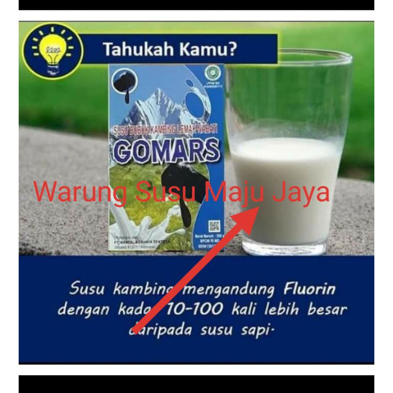 

Susu Kambing Etawa Gomars Murah