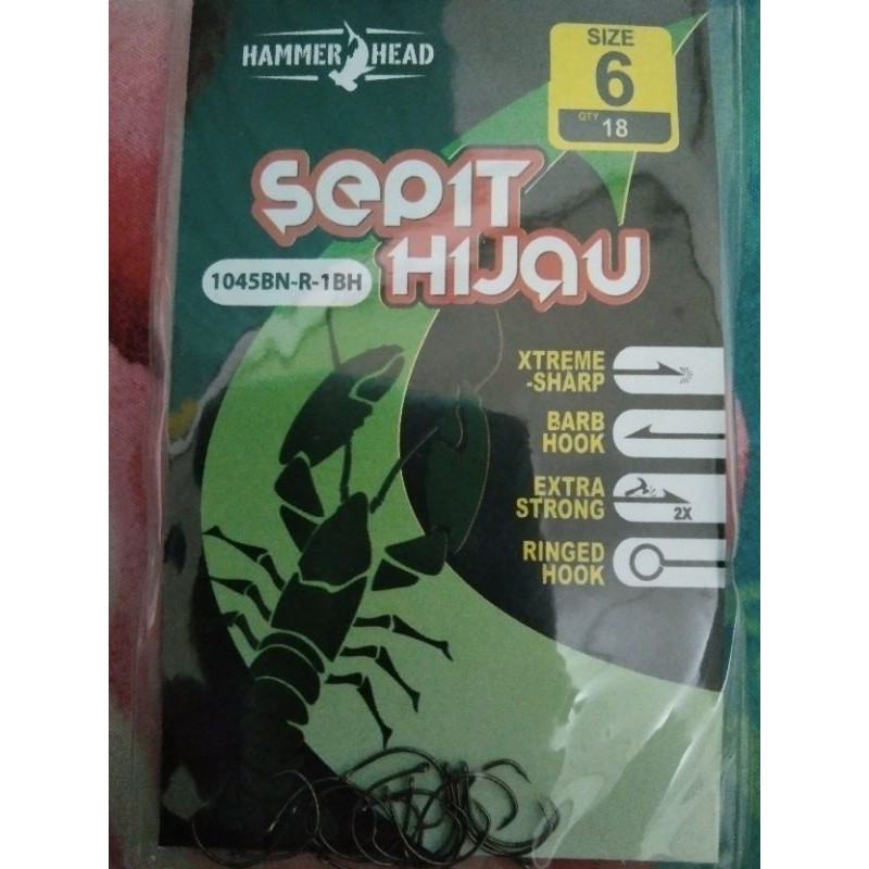 Mata Pancing Udang Sepit Hijau