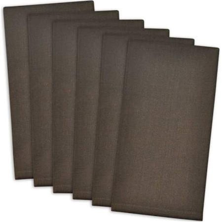 Napkin Serbet Makan Dark Brown FullCotton Damask Polos