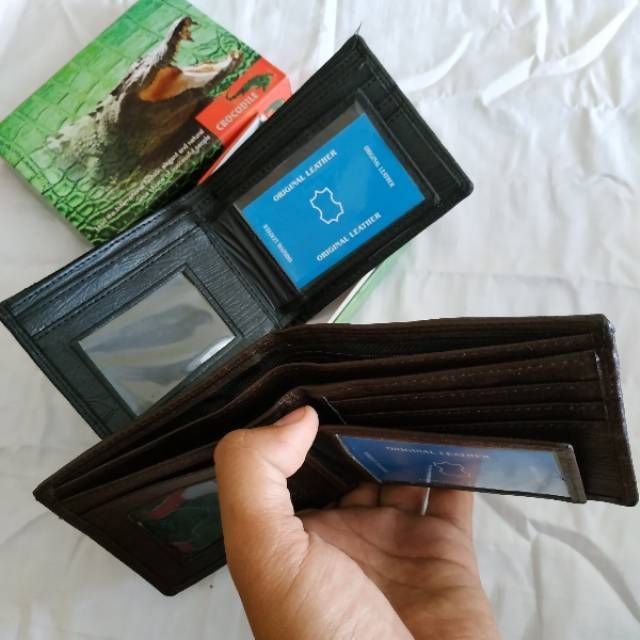 Dompet pria casual,  dompet pria crocodile