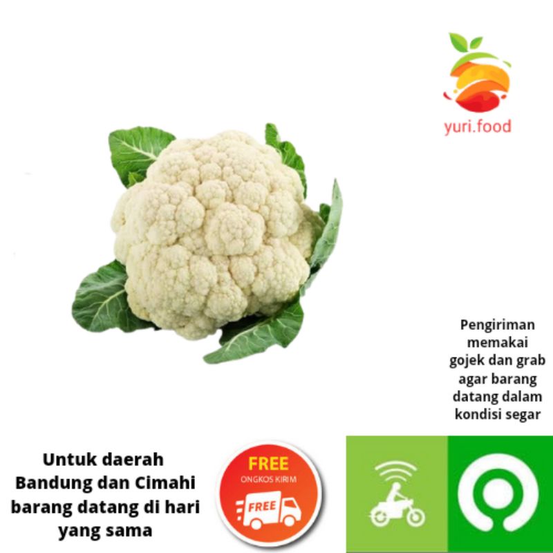 

Kembang kol 500gram (Cimahi satu hari sampai)