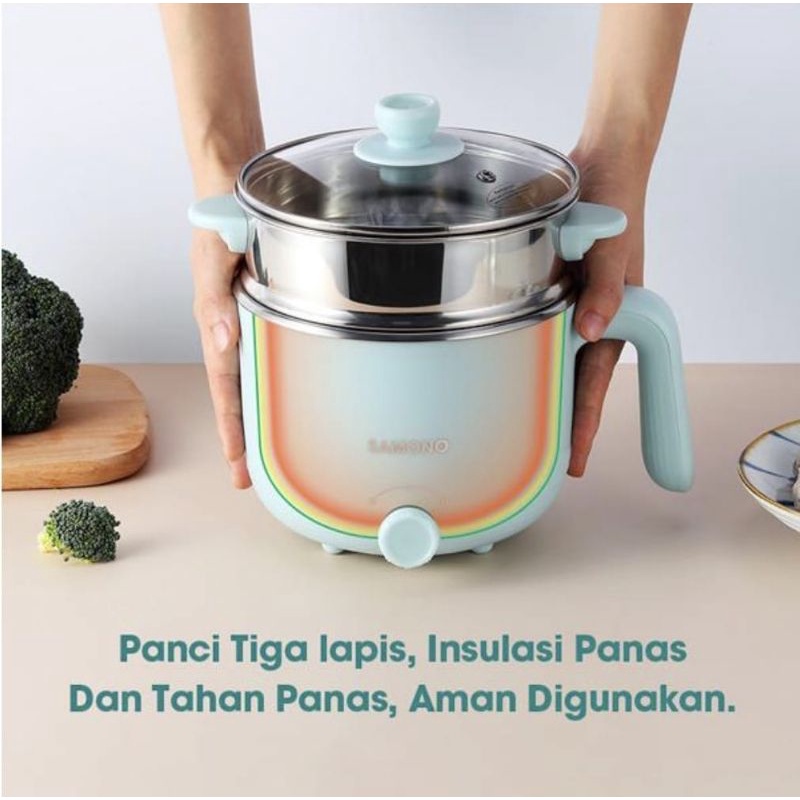 Steamer Samono SW DG01 / Panci Kukus Listrik / Dandang Elektrik