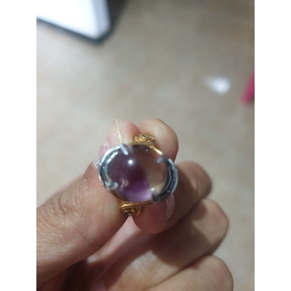 batu kecubung ungu asli tarikan