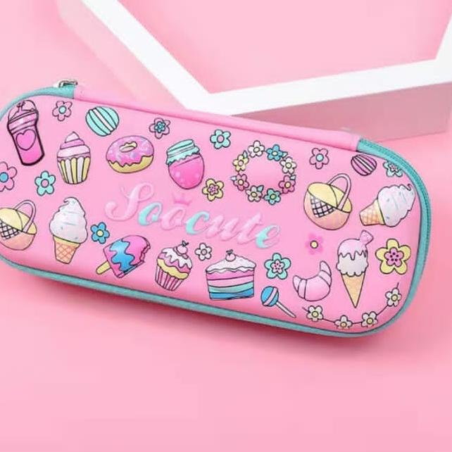 

Miliki Tempat pensil mini kotak pensil karakter unicorn flaminggo shark Lucu anak paud TK SD