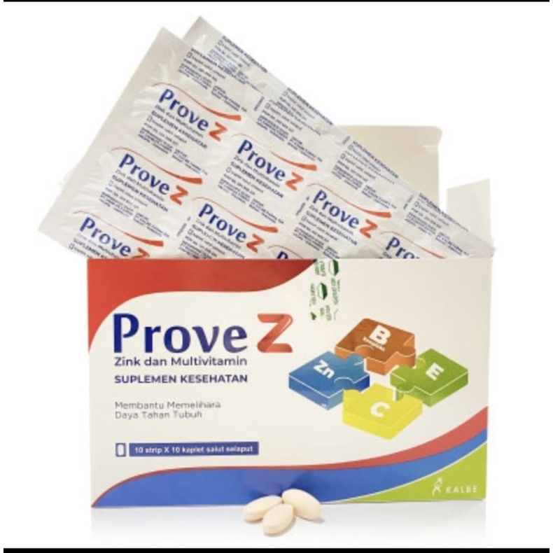 Prove Z vitamin B E C 500mg dan Zink