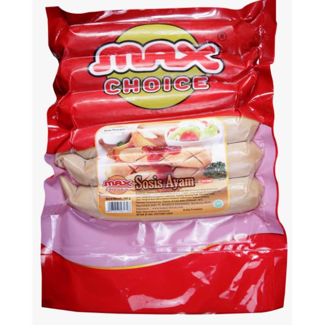 

Max choice sosis jumbo rasa ayam/max sosis jumbo ekonomis