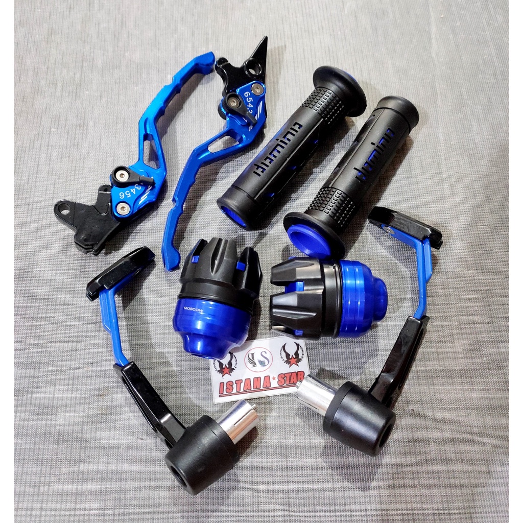 ISTANA STAR Paket Variasi Vario110/125 Beat Non CBS Handle Setelan Handguard Jalu As Handgrip Reall Pict