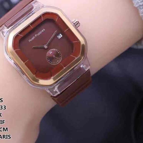 Bisa Jam Tangan Wanita Tiga Jarum Tali Rubber Hush Puppies Model Ac Shopee Indonesia