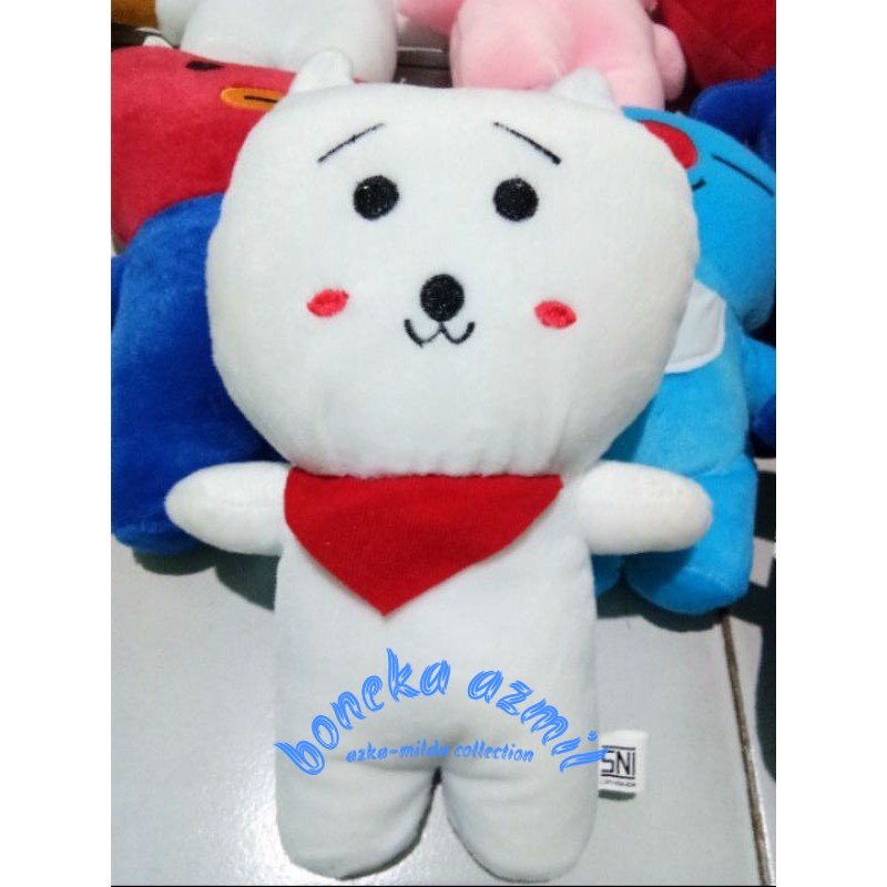 Boneka bts21 size ukuran 25 cm