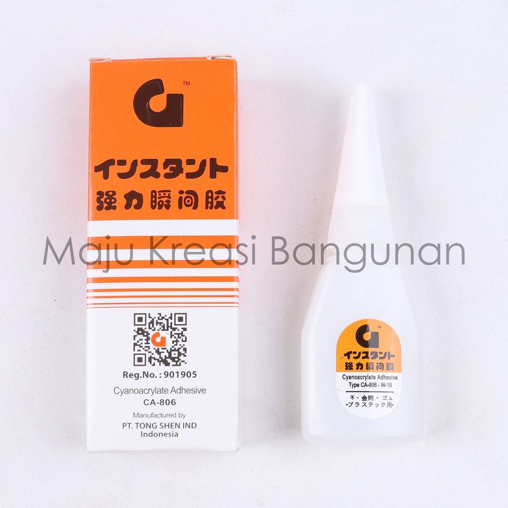 Lem Korea G Kualitas Super Power Glue Cyanoacrylate Adhesive Cair Instant Kering Perekat Besi Tetes Serbaguna Multifungsi