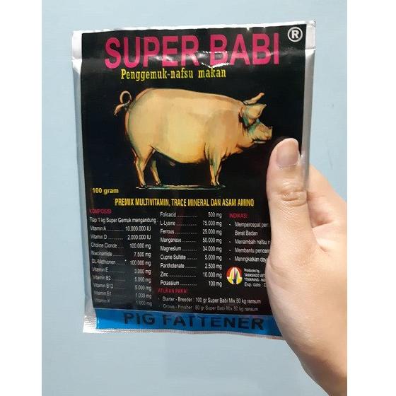 

NEW ㄳ SUPER BABI 100gr| Penggemuk Babi| Penambah Nafsu Makan Babi ✯