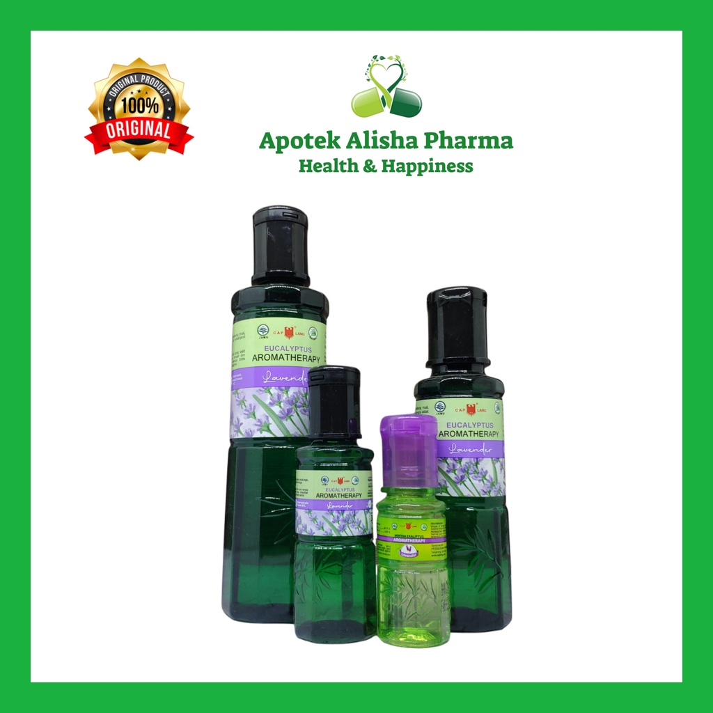 Minyak Kayuputih Caplang Aromaterapi Lavender 15/30/60/120ml - Minyak Kayu Putih Cap Lang Ungu