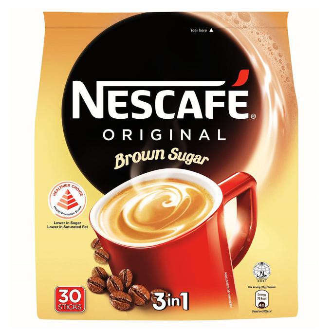 

Nescafe 3 in 1 Instant Coffee - Original (Brown Sugar)