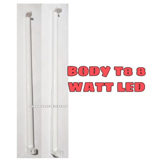 BODY LAMPU TL T8 LED 8 WATT