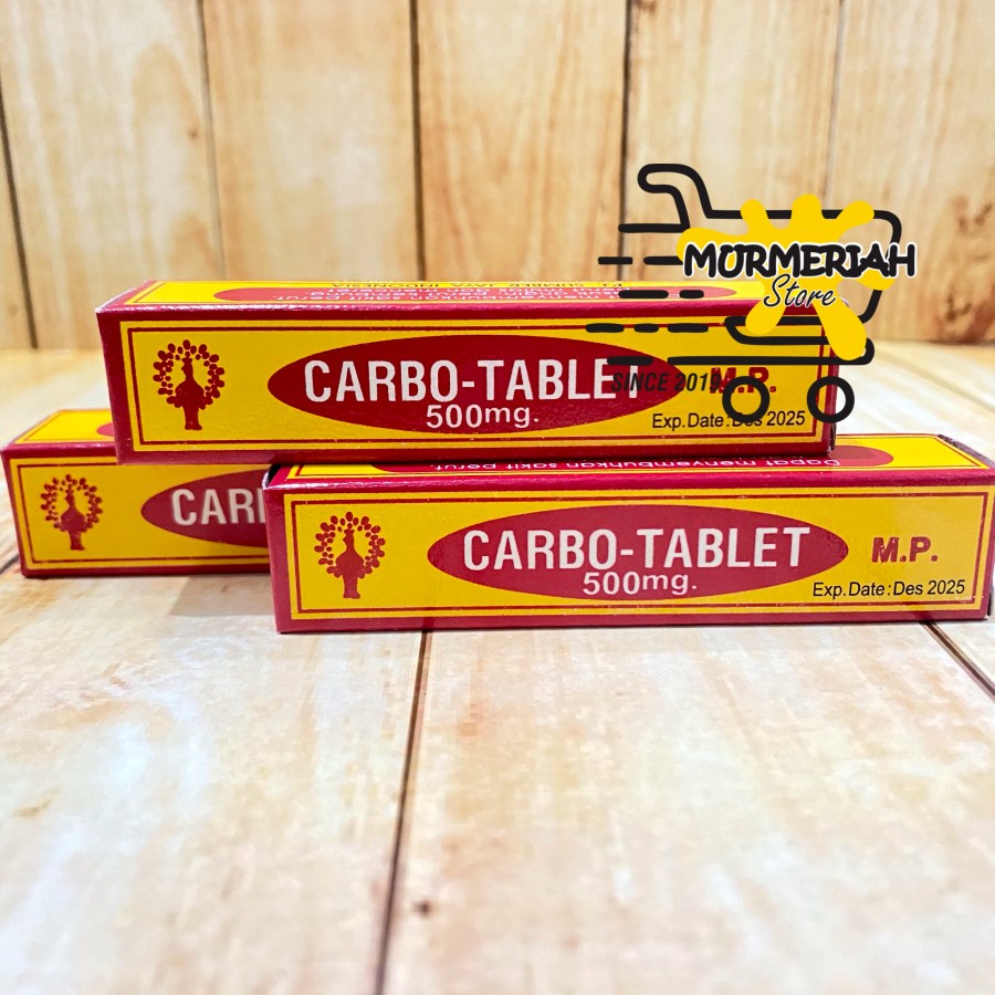 NORIT Cap MERAK Carbo tablet 500 mg Perbotol - Karbo untuk Diare
