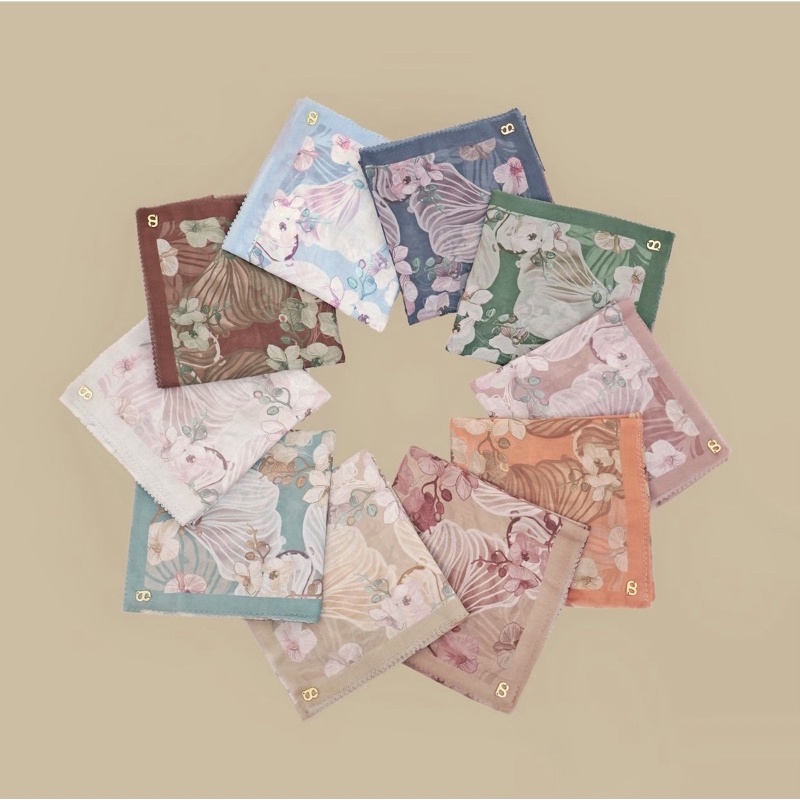 Buttonscarves x Sarah Sofyan Orchide Series