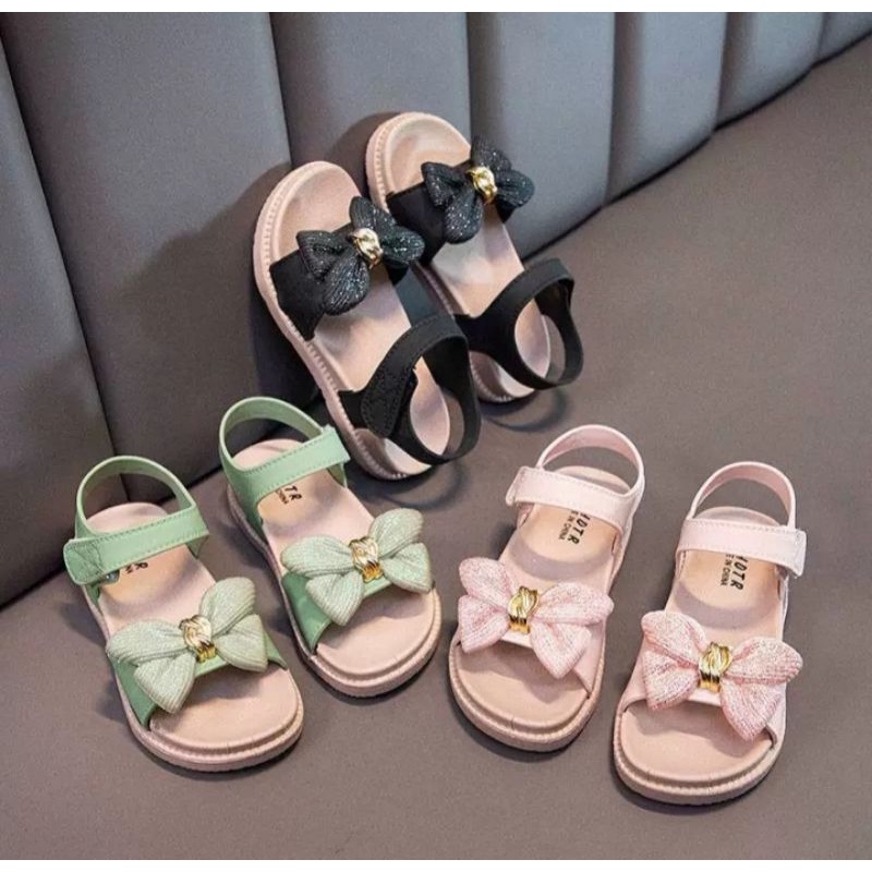 {COD} Sandal Sepatu Anak Perempuan Aluna/Sandal Sepatu Import/Sandal Sepatu Casual mulai Size 26-35