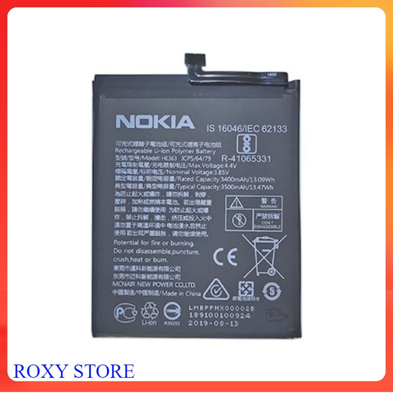 Battery Baterai Batre Nokia X7 7.1 Plus HE363 Original