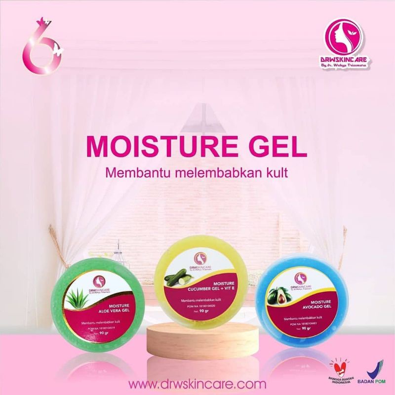 DRW Skincare MOISTURE GEL pelembab wajah By dr. wahyu triasmara