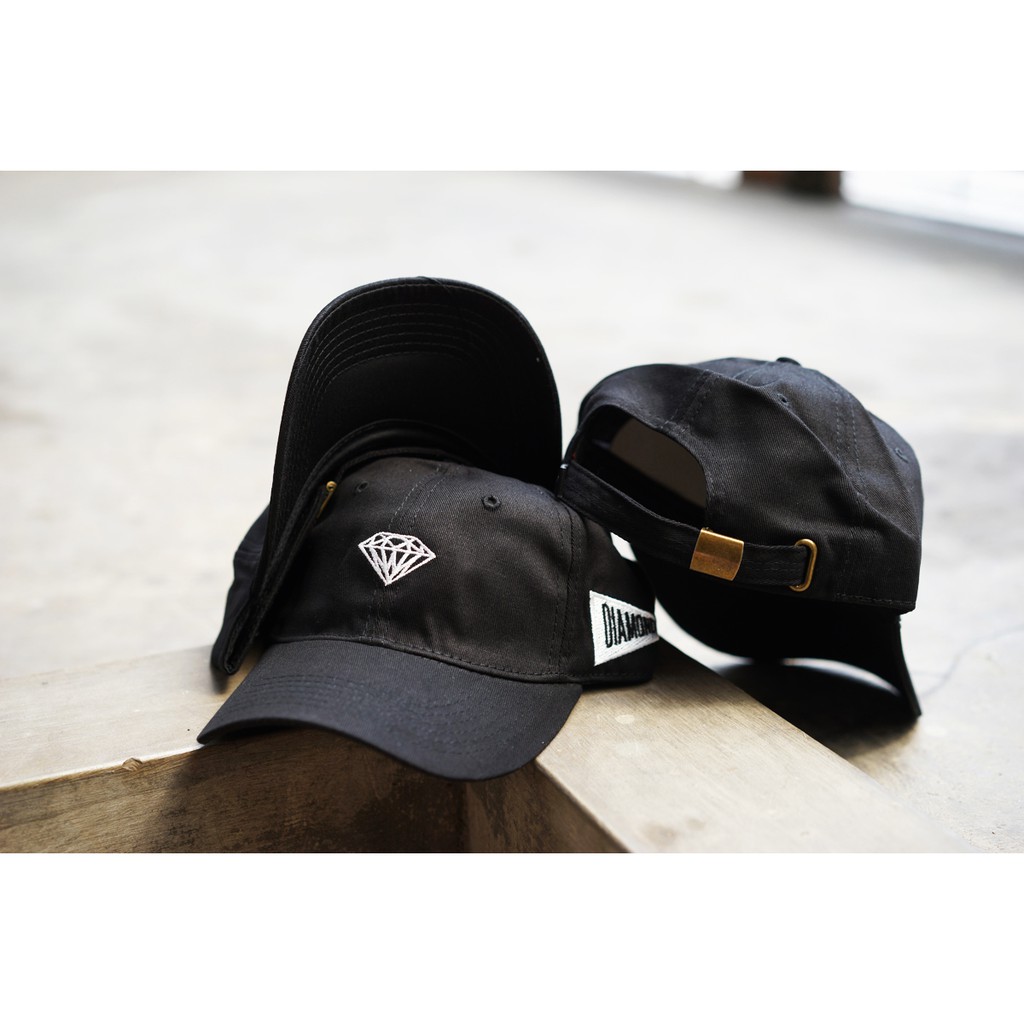 TOPI BASEBALL HAT DIAMOND SUPPLY LOGO IMPORT