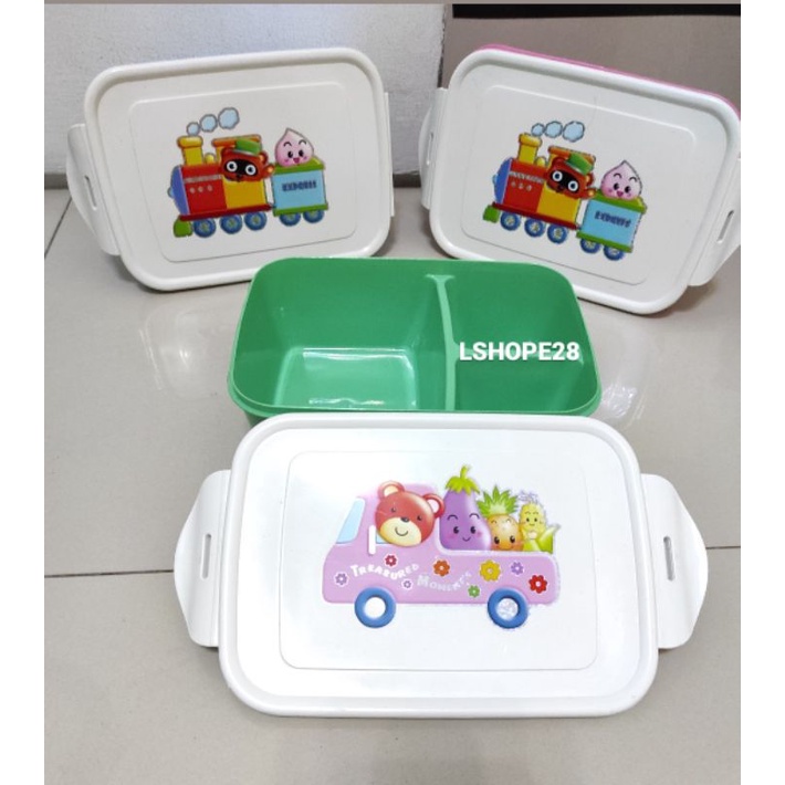 Tempat makan sekat 3.Tempat/wadah katering sekat 3.Tepak katering nuai.Tempat bekal anak sekat.