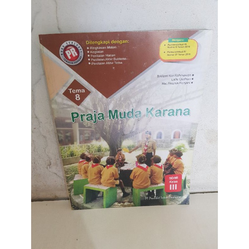 Buku PR Tematik Kelas 3 Tema 8 Intan Pariwara