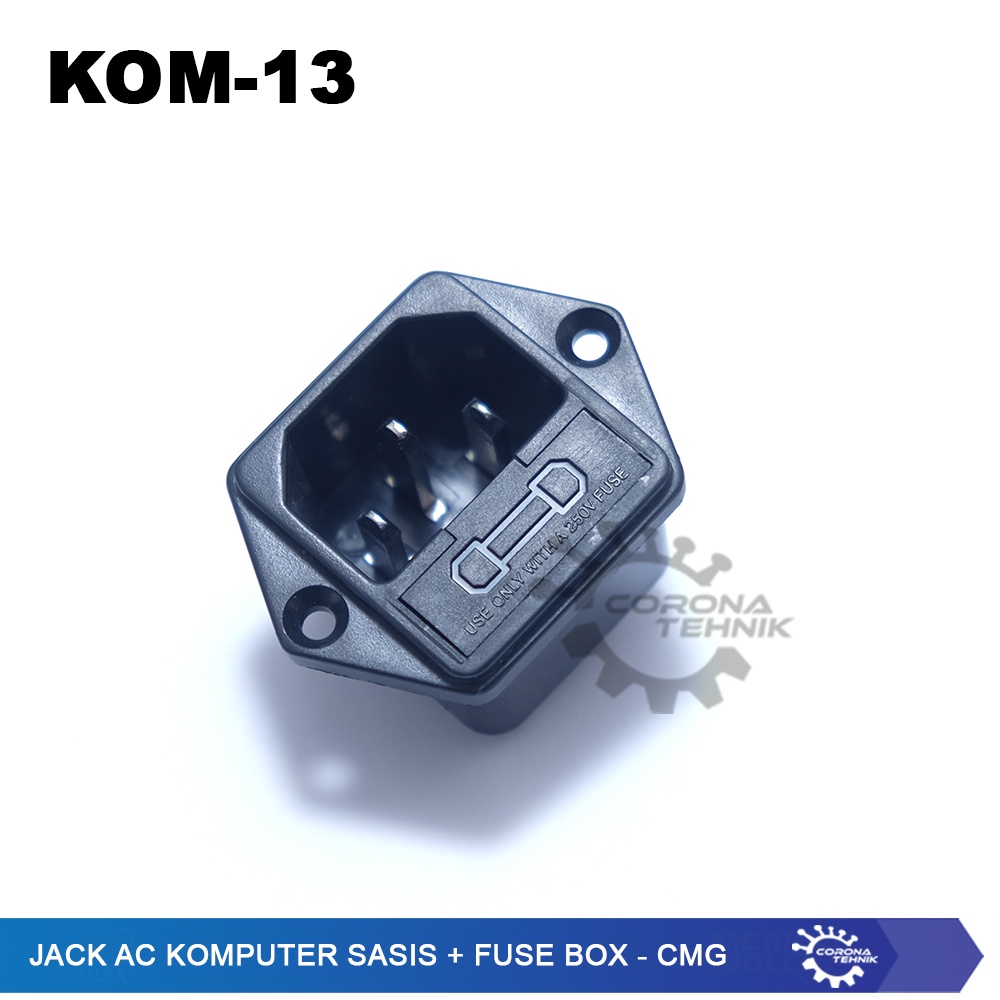 CMG - Jack AC Komputer Sasis + Fuse Box