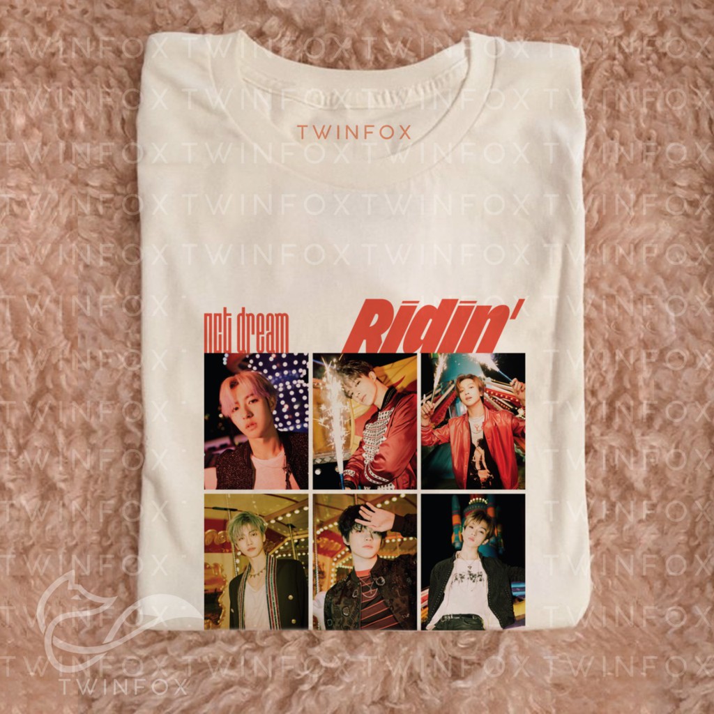 Kaos Kpop Unisex NCT Dream Ridin' Photo