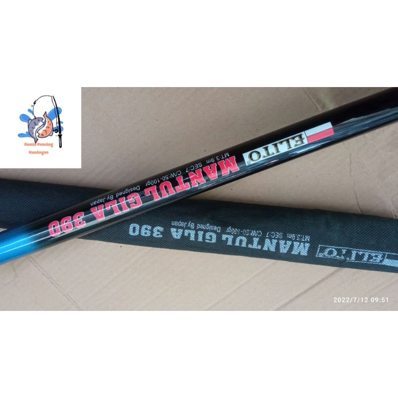 Joran Surf Iroly Pancing Elito Mantul Gila Fishing Rod 390 teleskopik