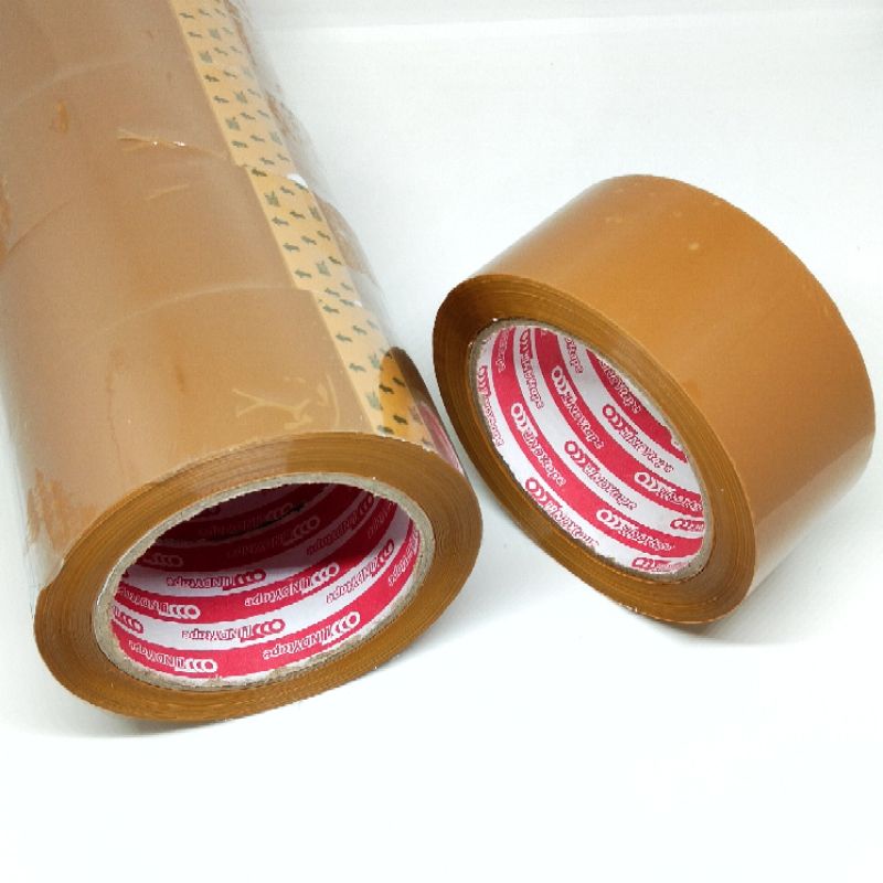 

Lakban Coklat 90 yard 48 mm LINDY KUAT, REKAT dan MURAH BERKUALITAS