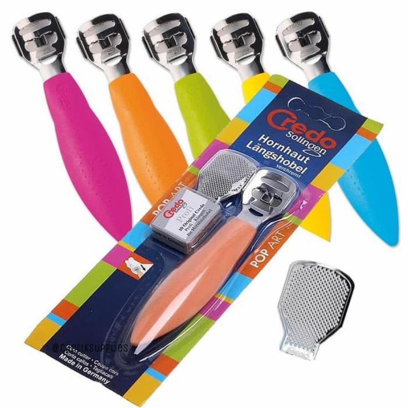 kerok Tumit telapak kaki/penghalus Tumit Credo Solingen - Alat Kerok Telapak Kaki - Pedicure