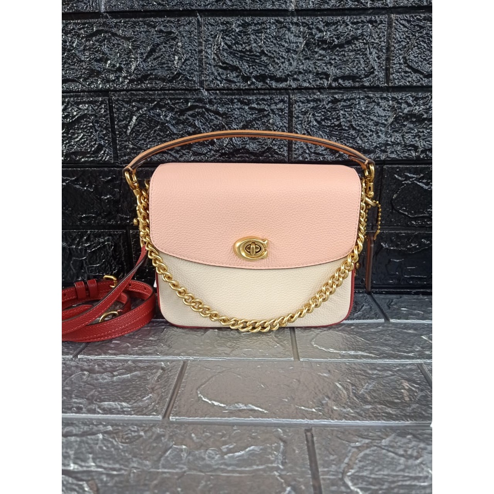 Tas Coach Cassie Cb 19 Ivory Blush Multi New Original
