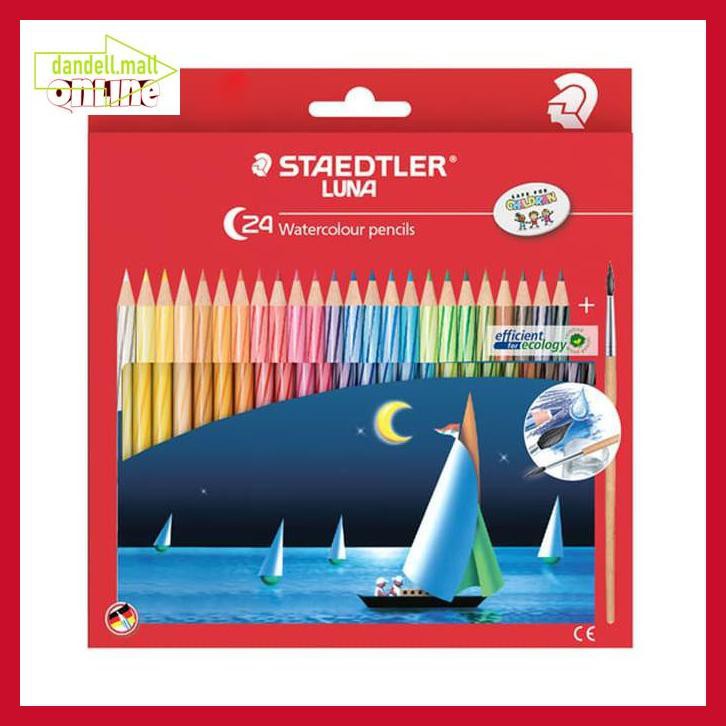 

U8Tyrt67- Staedtler Luna Aquarell Watercolour Pencils 137 C24 E3Yrf797-