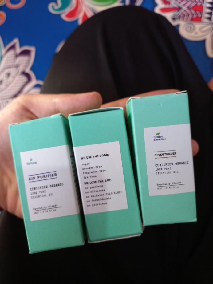 Natuna Air Purifier Essential Oil Minyak Esensial Atsiri Aroma Terapi Eo Diffuser Difuser Humidifier