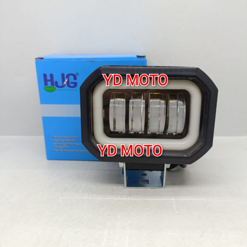 Lampu Tembak Sorot 4MATA LED  Lampu Tembak Daymaker Mini 4 MATA HJG