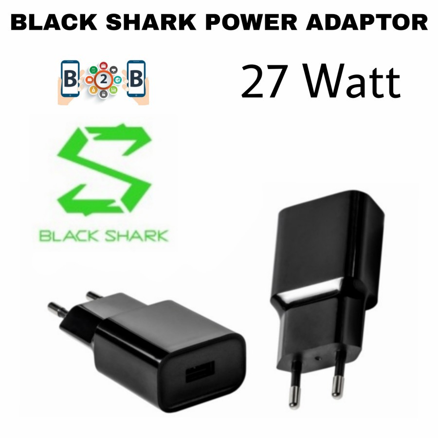 BLACK SHARK POWER ADAPTOR - Kepala Charger Blackshark