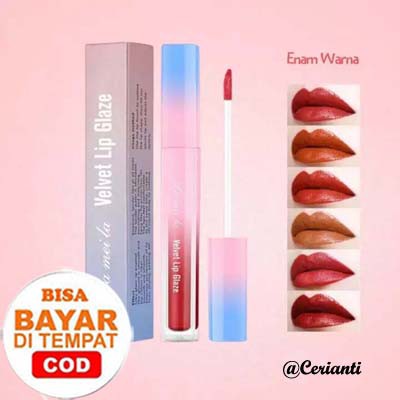 LAMEILA Lipstik VELVET LIP GLAZE / LA MEI LA LIPSTICK