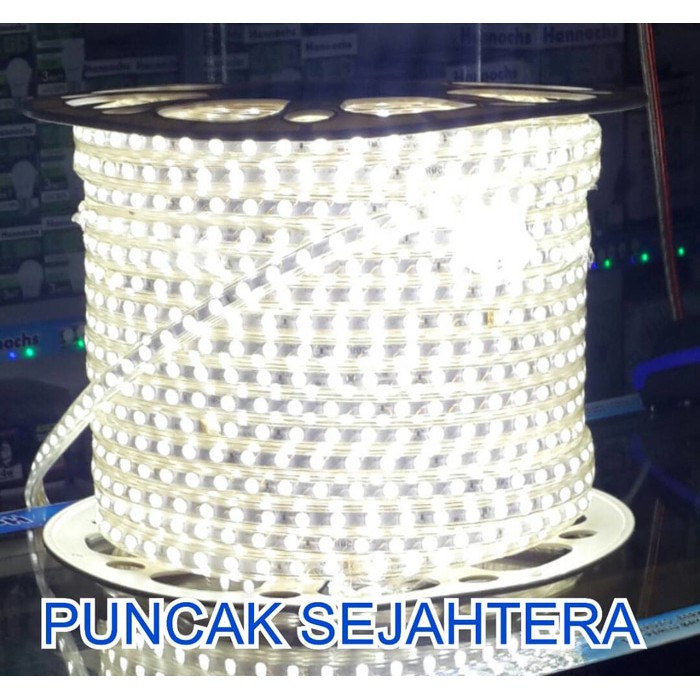 Lampu led Strip / Rope LED 5050 Warna Putih/White SMD 5050 IP44