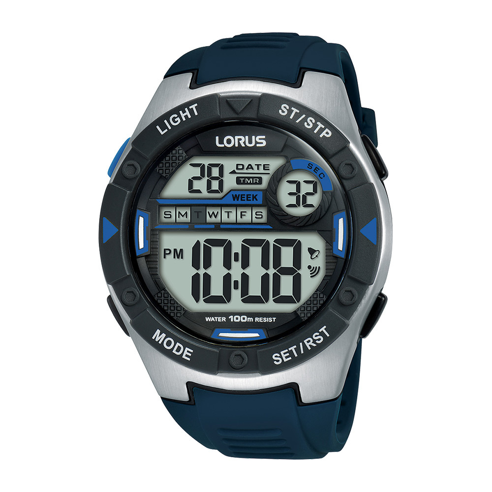 Jam Tangan Pria Lorus Digital Silicone R2395MX9 Original