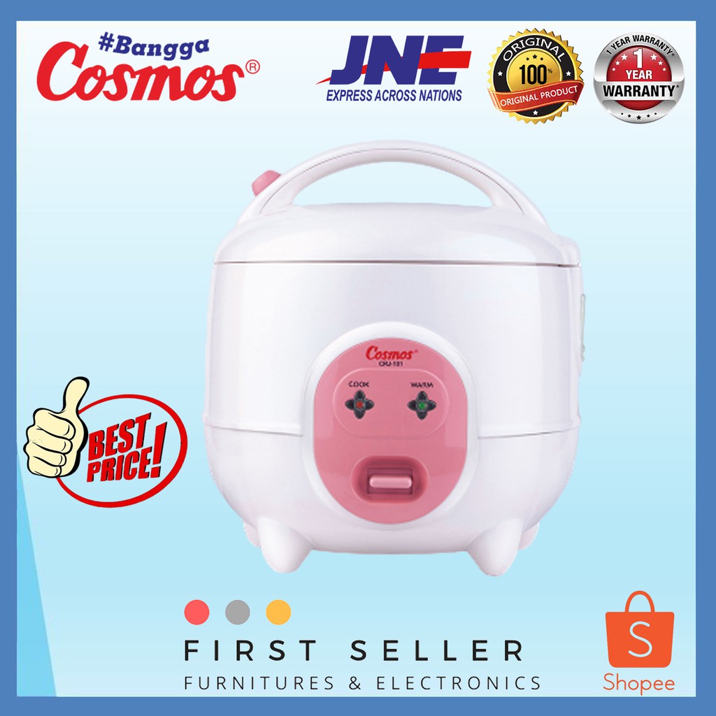 RICE COOKER / MAGIC COM COSMOS CRJ101 / CRJ 101 / CRJ-101 ( 0,6 L ) ORIGINAL 100% TERMURAH !