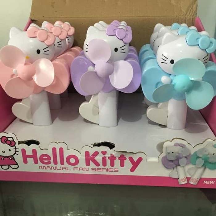 Kipas Tangan Portable Hello Kitty Kecil Mini Lucu Hadiah