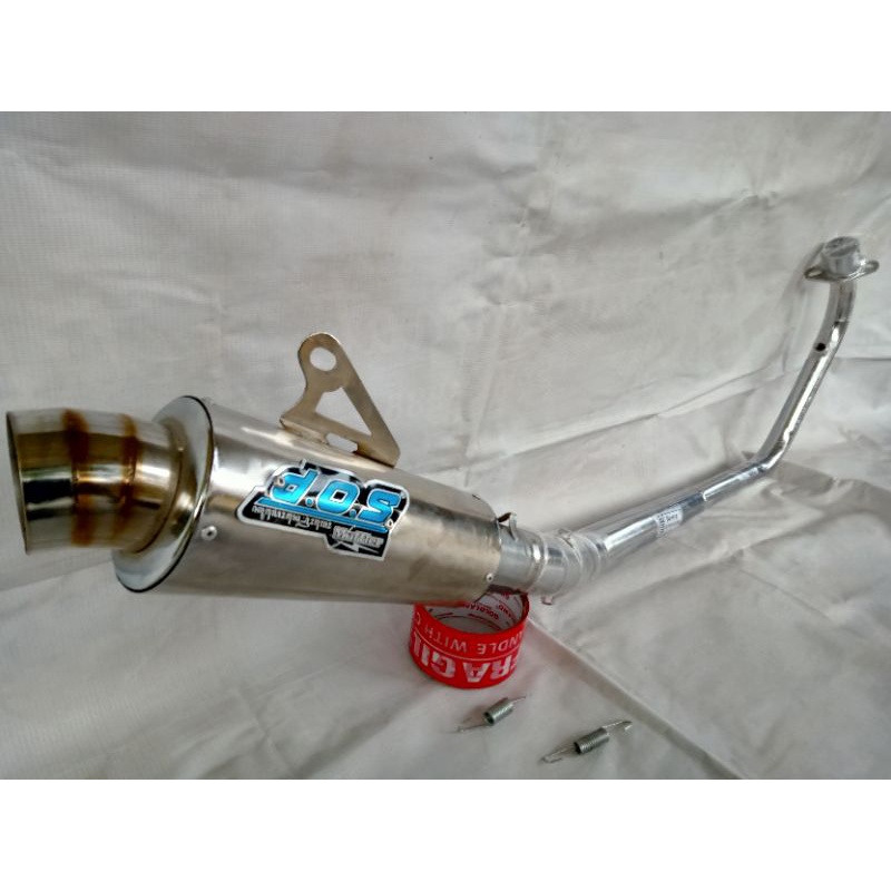 knalpot racing Dos sonic 150 satria fu jupiter mx old/new