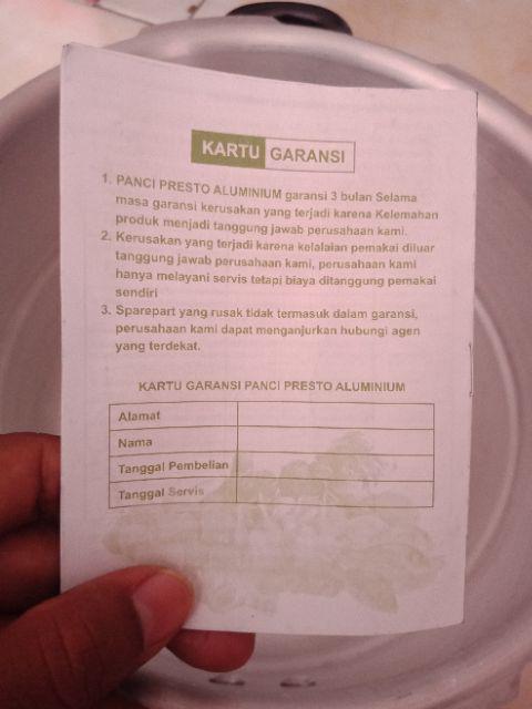 Happy Call Panci Presto 8 Liter Aluminium Belly (pinggang) Dengan Saringan Pengukus